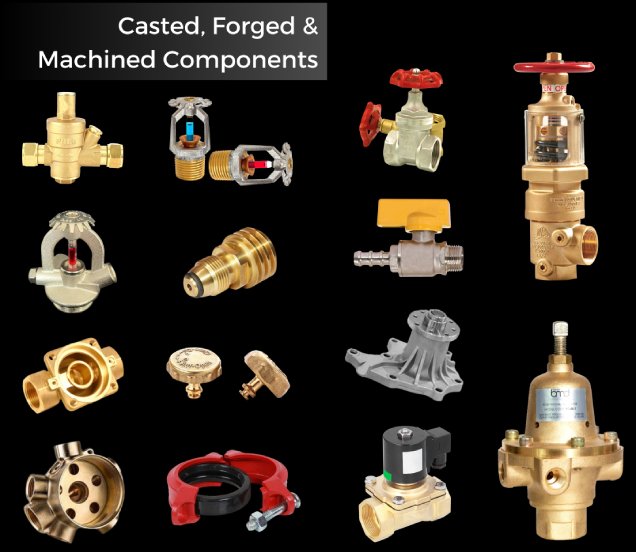 Casted, Forged & Machined Parts